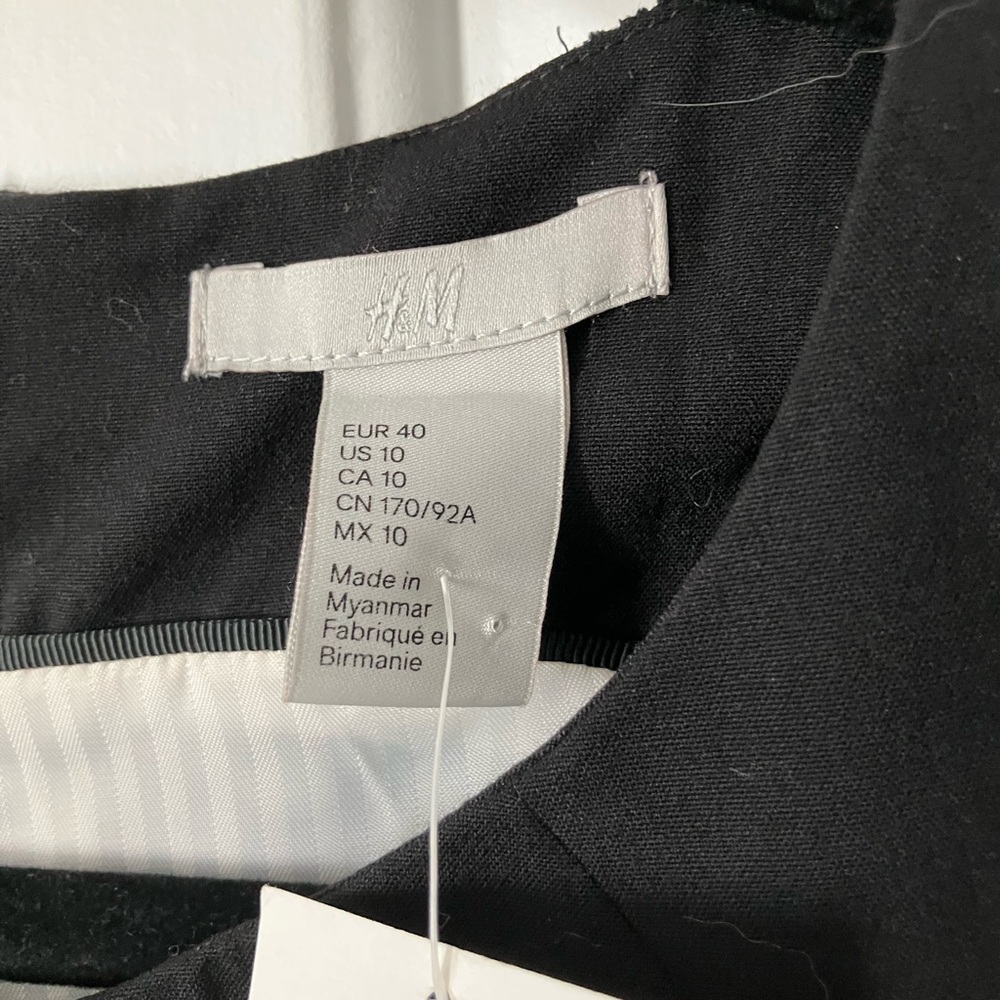 H&M Black Midi Dress - Picture 3 of 4